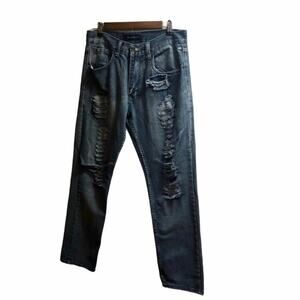 Swisscross men’s distressed jeans. 32x30